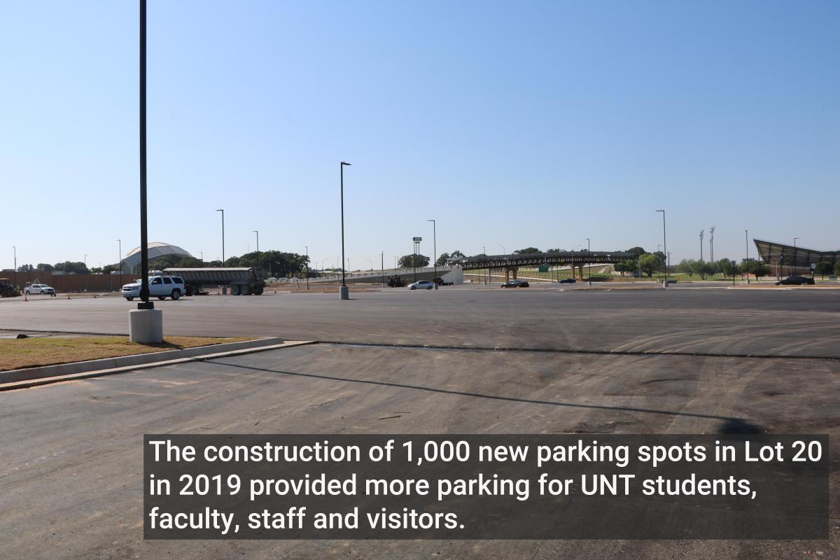 construction of parking lots