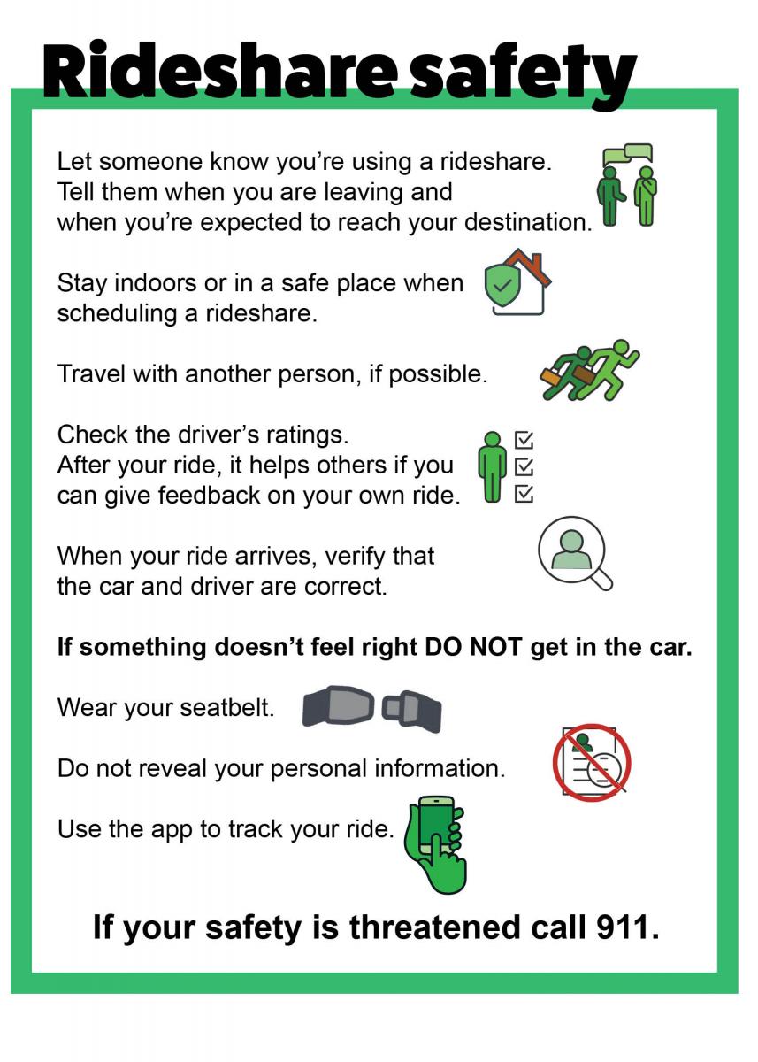 rideshare safety tips