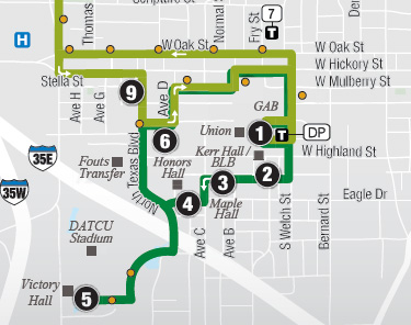 Mean Green Plus Route click for PDF